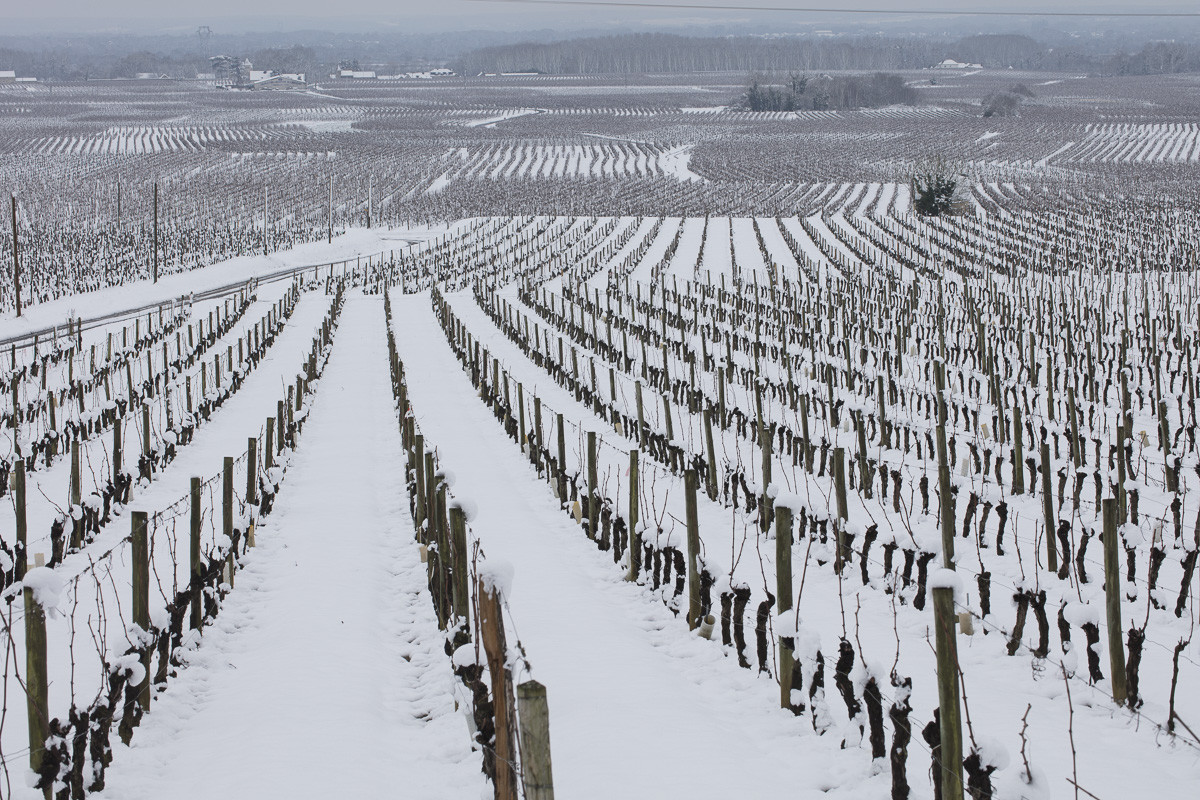 neige en Touraine