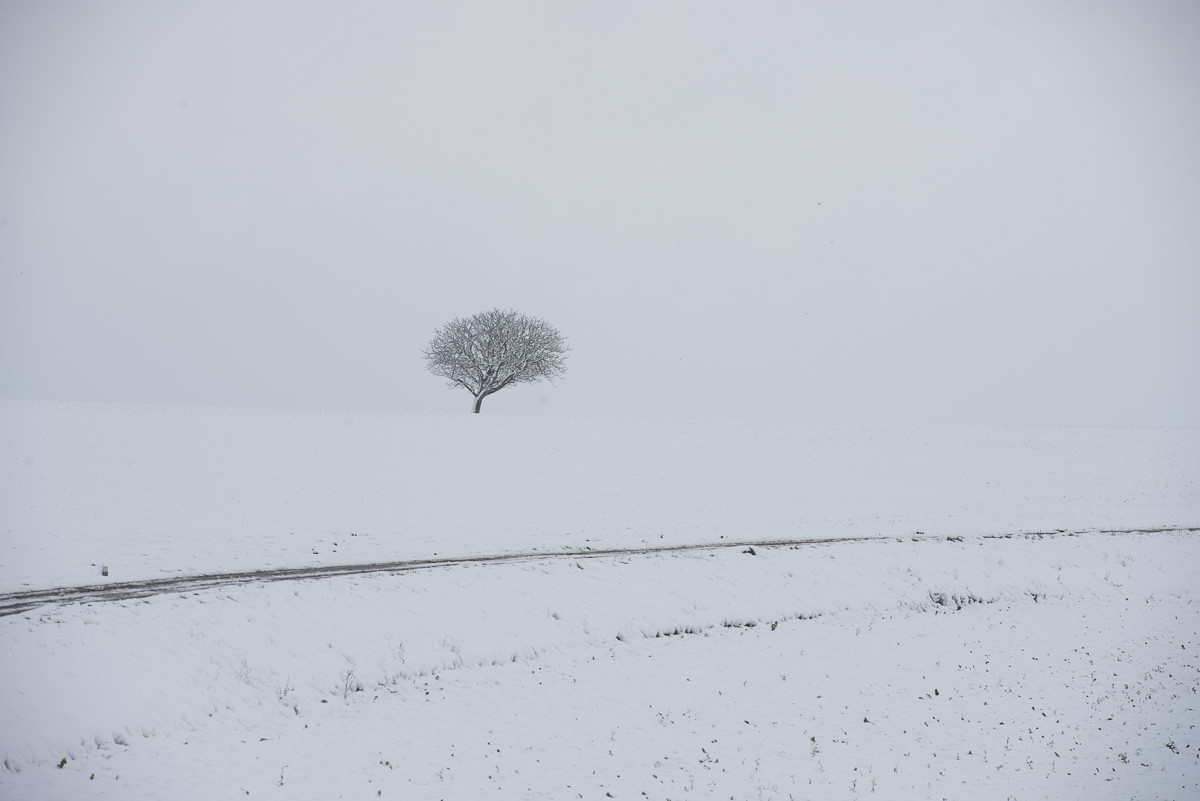 neige en Touraine