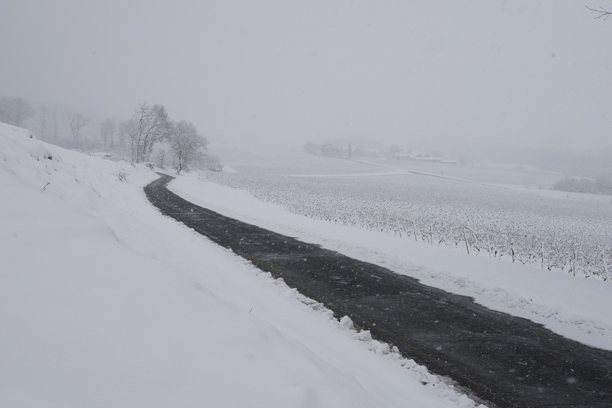 neige en Touraine
